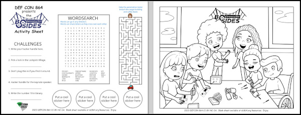 Kids CTF activity sheet