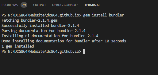 Bundler Install